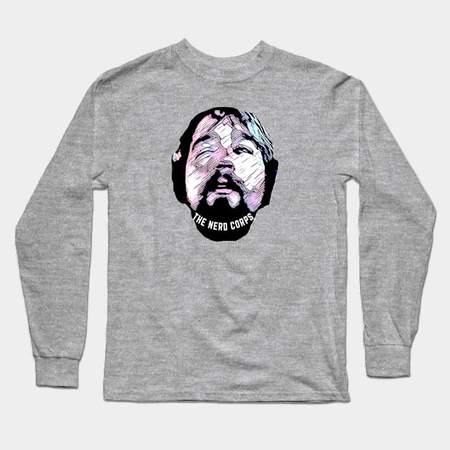 Brad Face Long Sleeve T-Shirt by TheNerdCorps